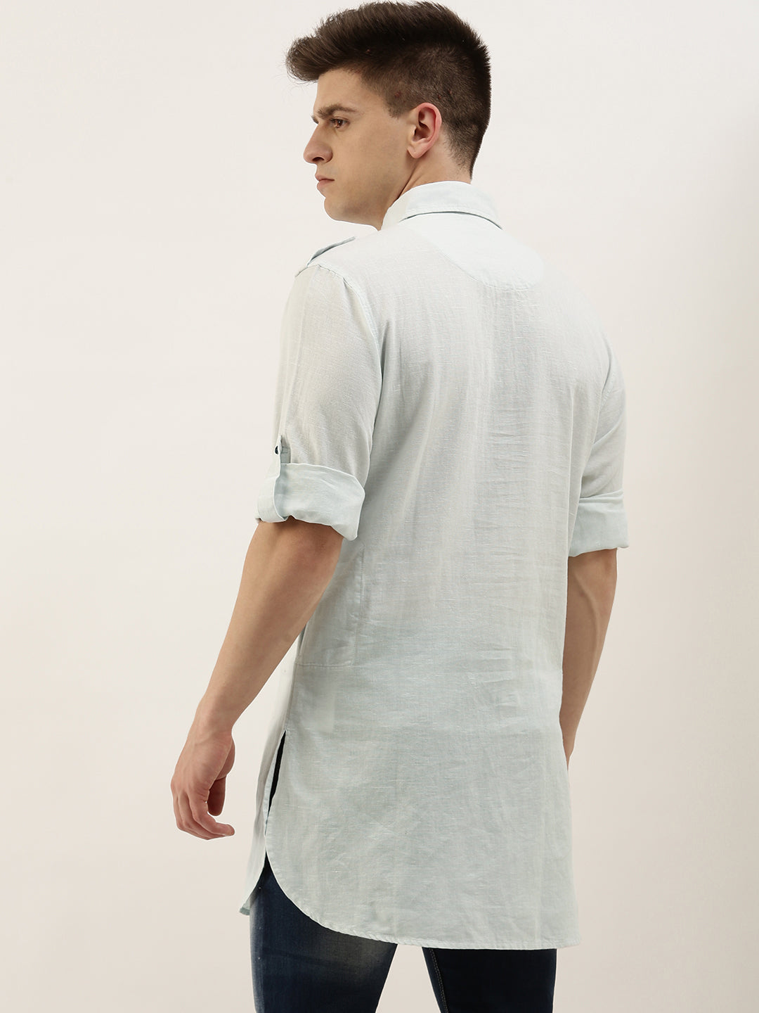 Solid Pathani Kurta