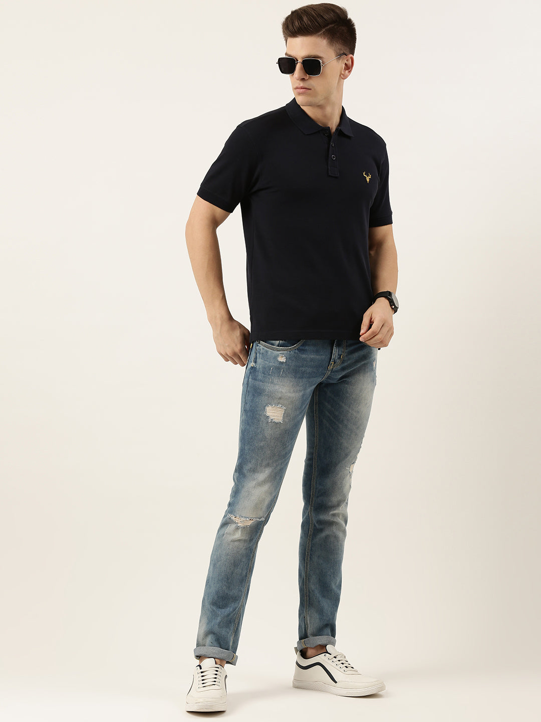 Solid Polo T-Shirt