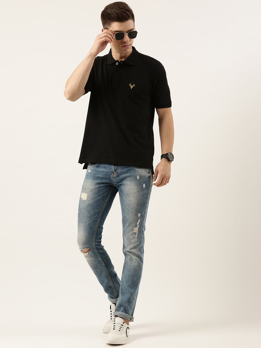 Solid Polo T-Shirt