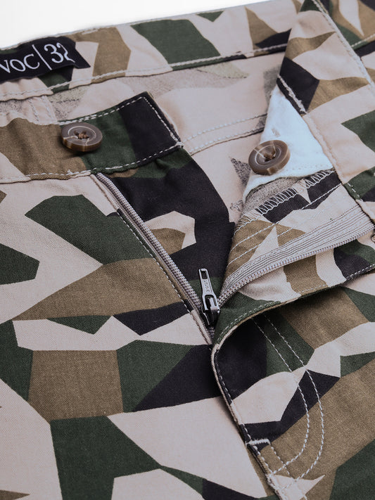 Printed Chino Shorts