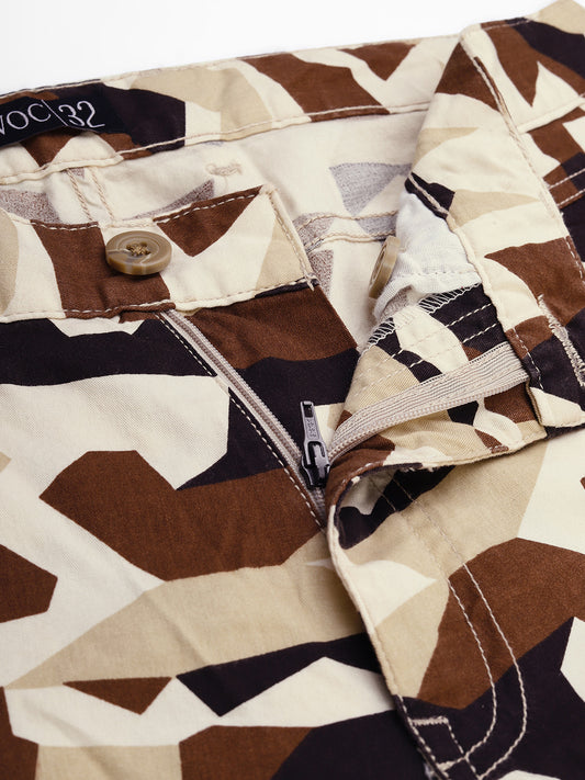 Printed Chino Shorts