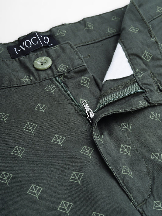 Printed Chino Shorts