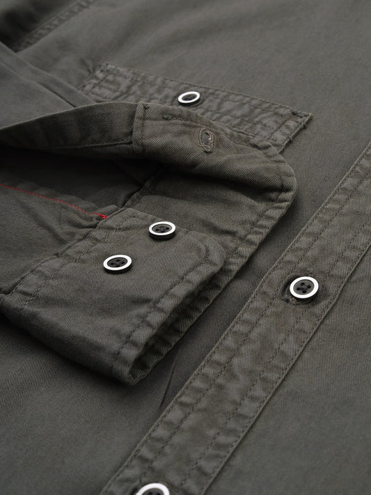 Solid Casual Shirt