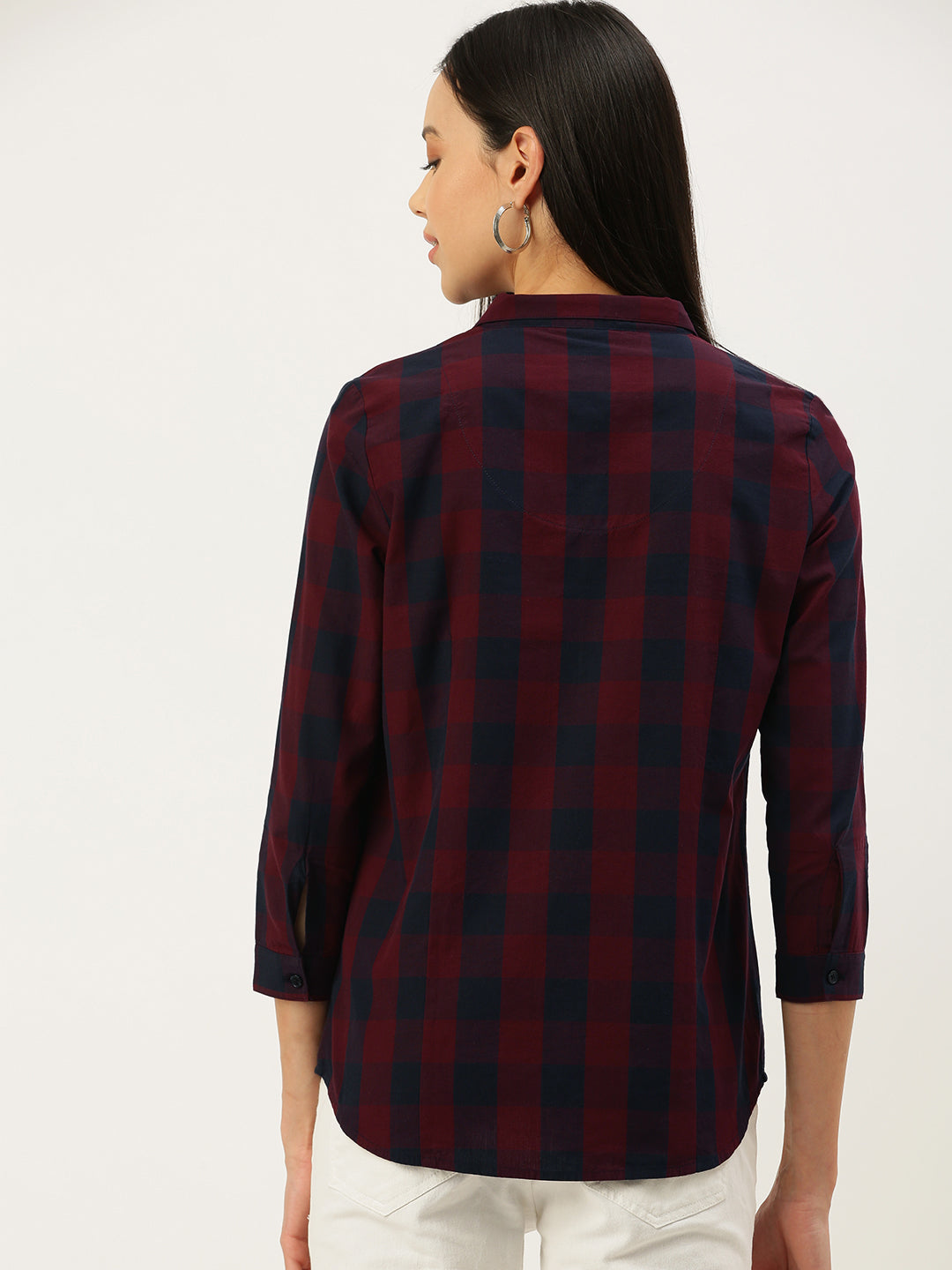 Checked Casual Shirt*IOWCF02SC17L38-3815