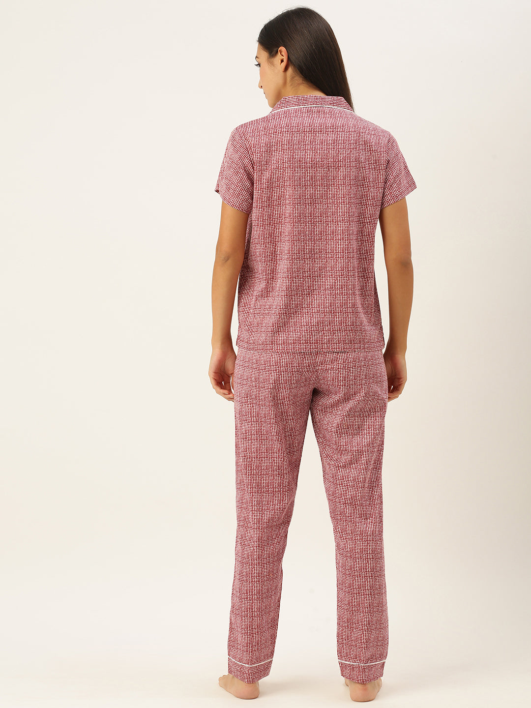 Checked Night Suit