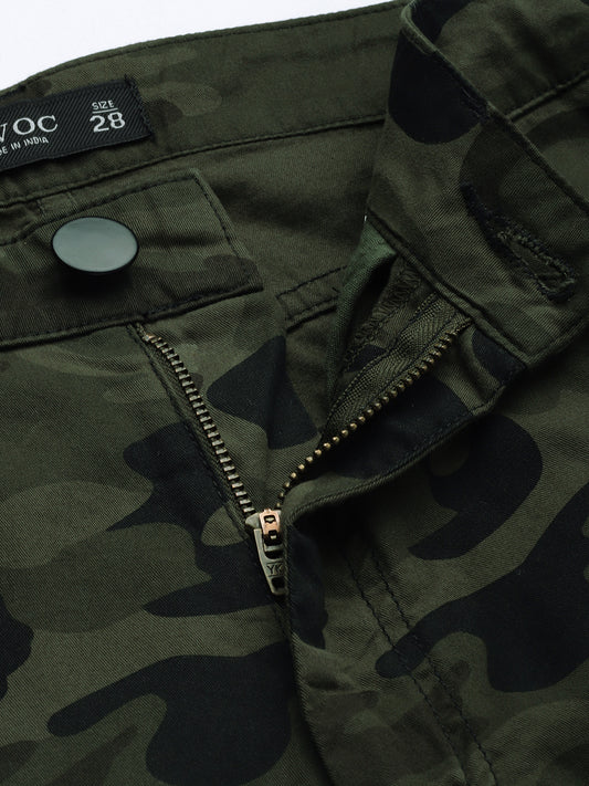 Printed Flared Trousers