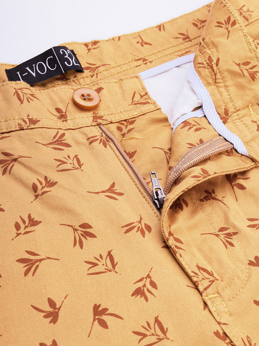 Printed Chino Shorts