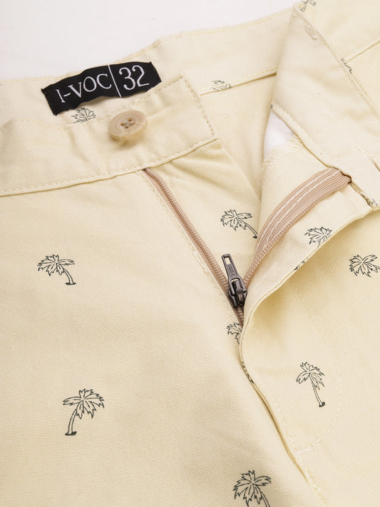 Printed Chino Shorts
