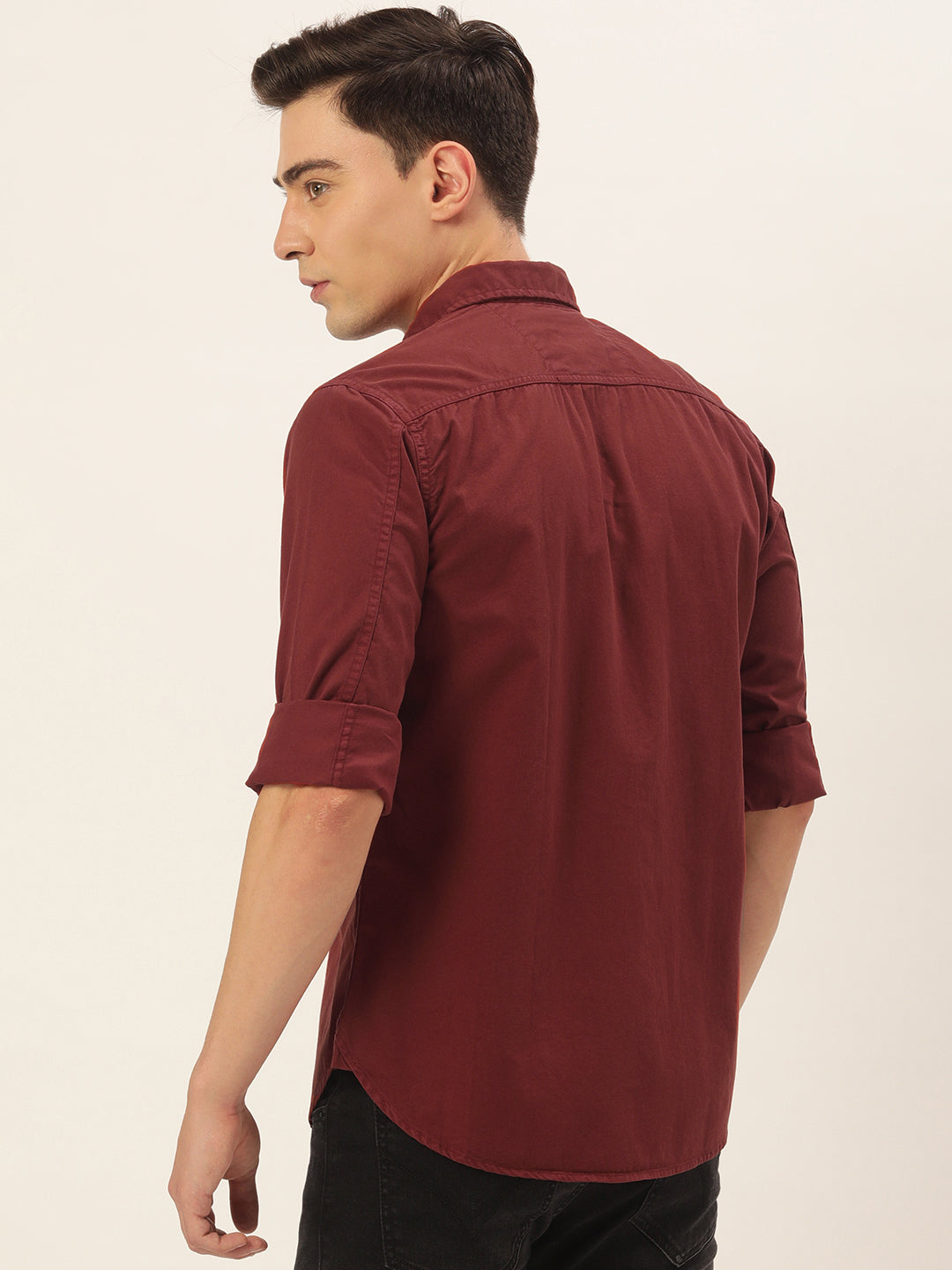 Solid Casual Shirt