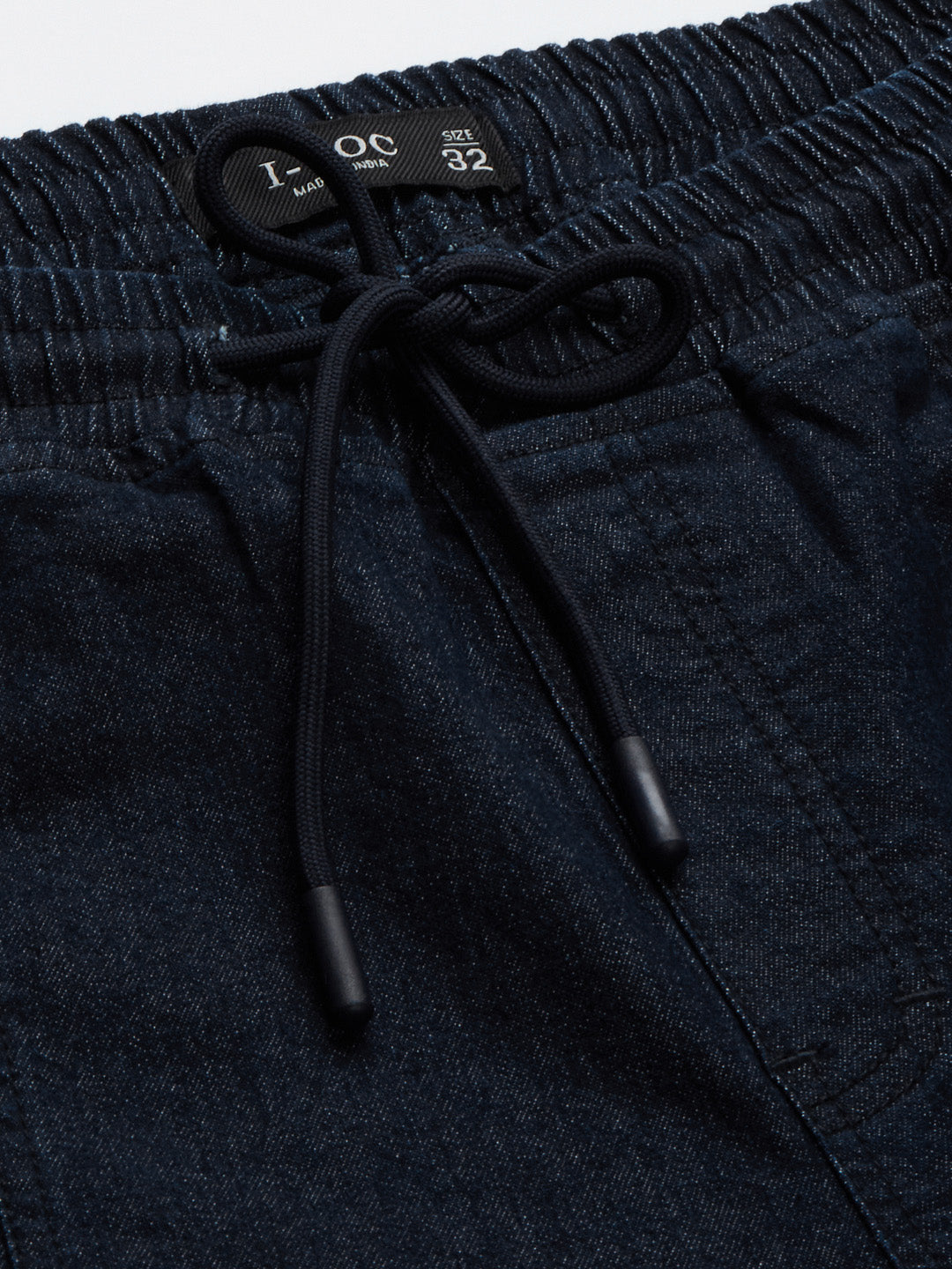 Solid Denim Joggers