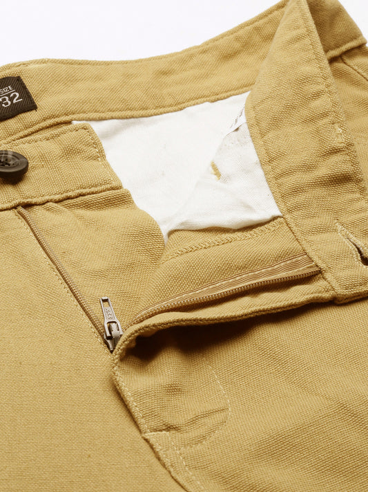Solid Chinos Trousers