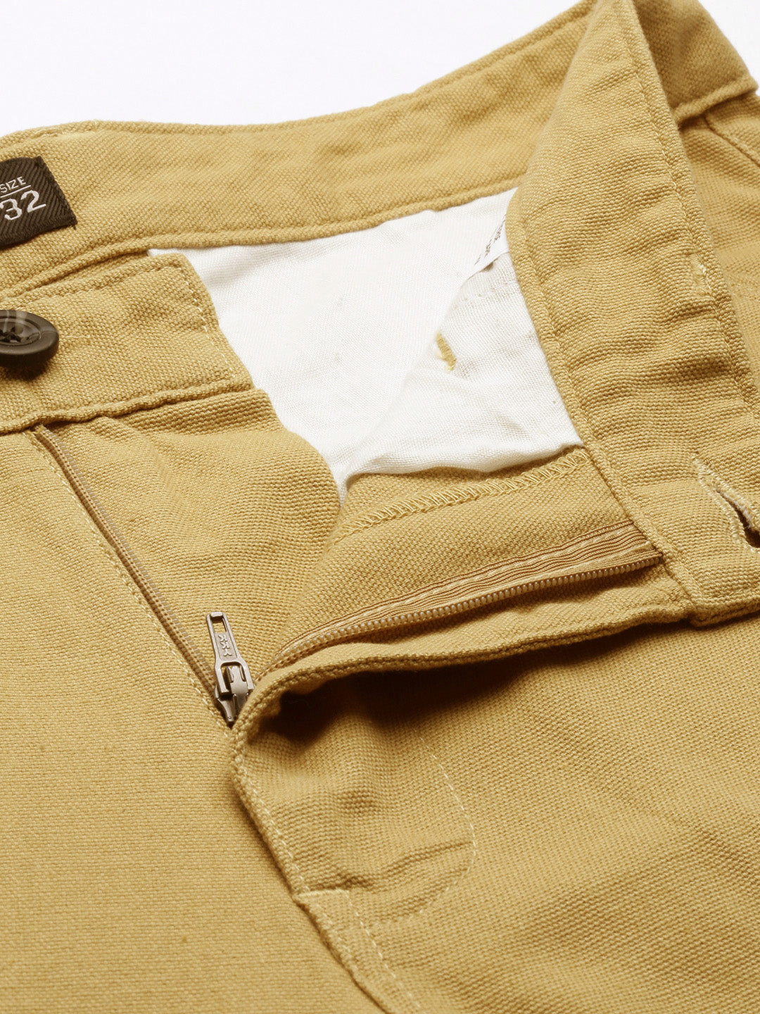 Solid Chinos Trousers