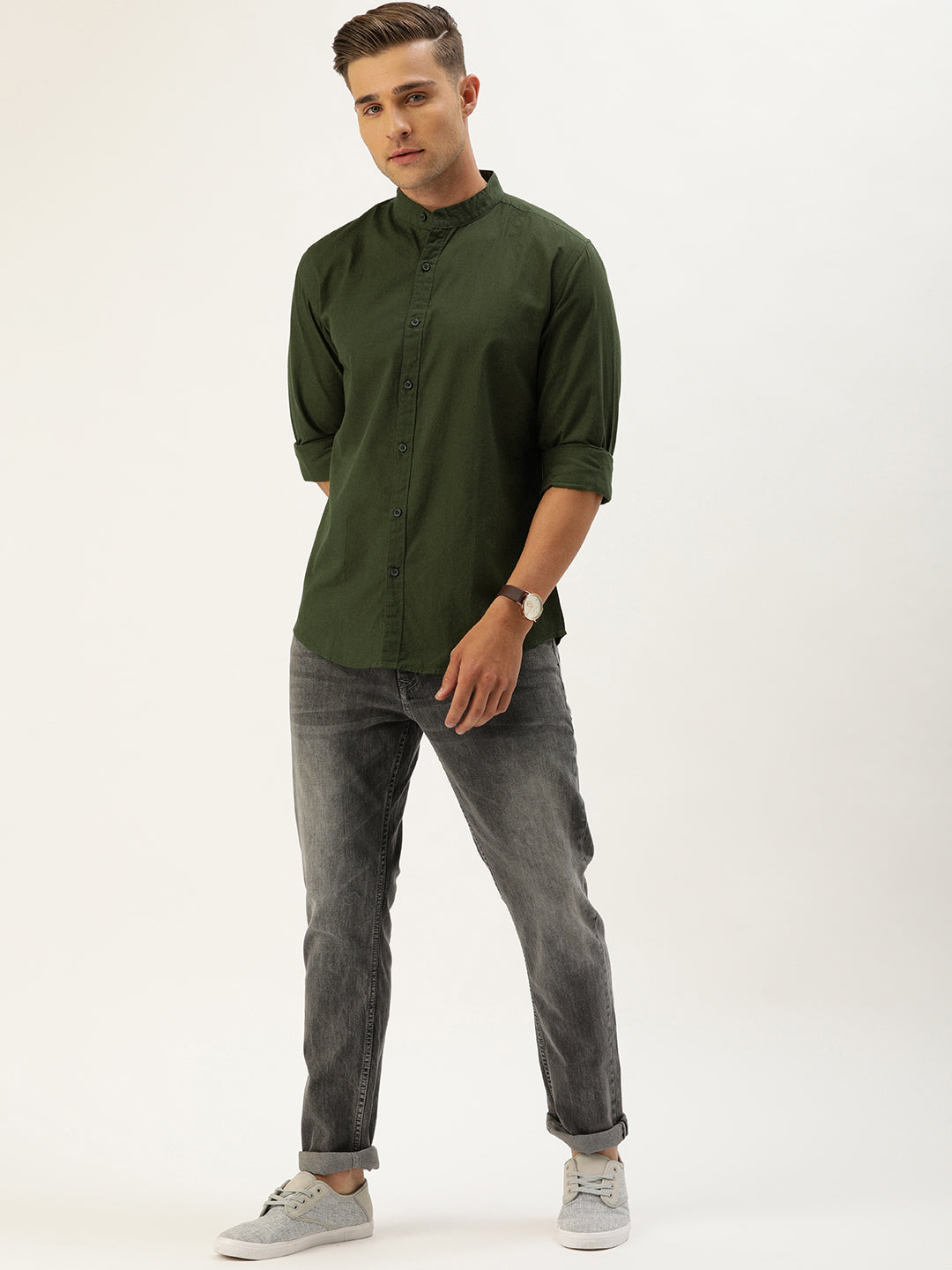Solid Casual Shirt
