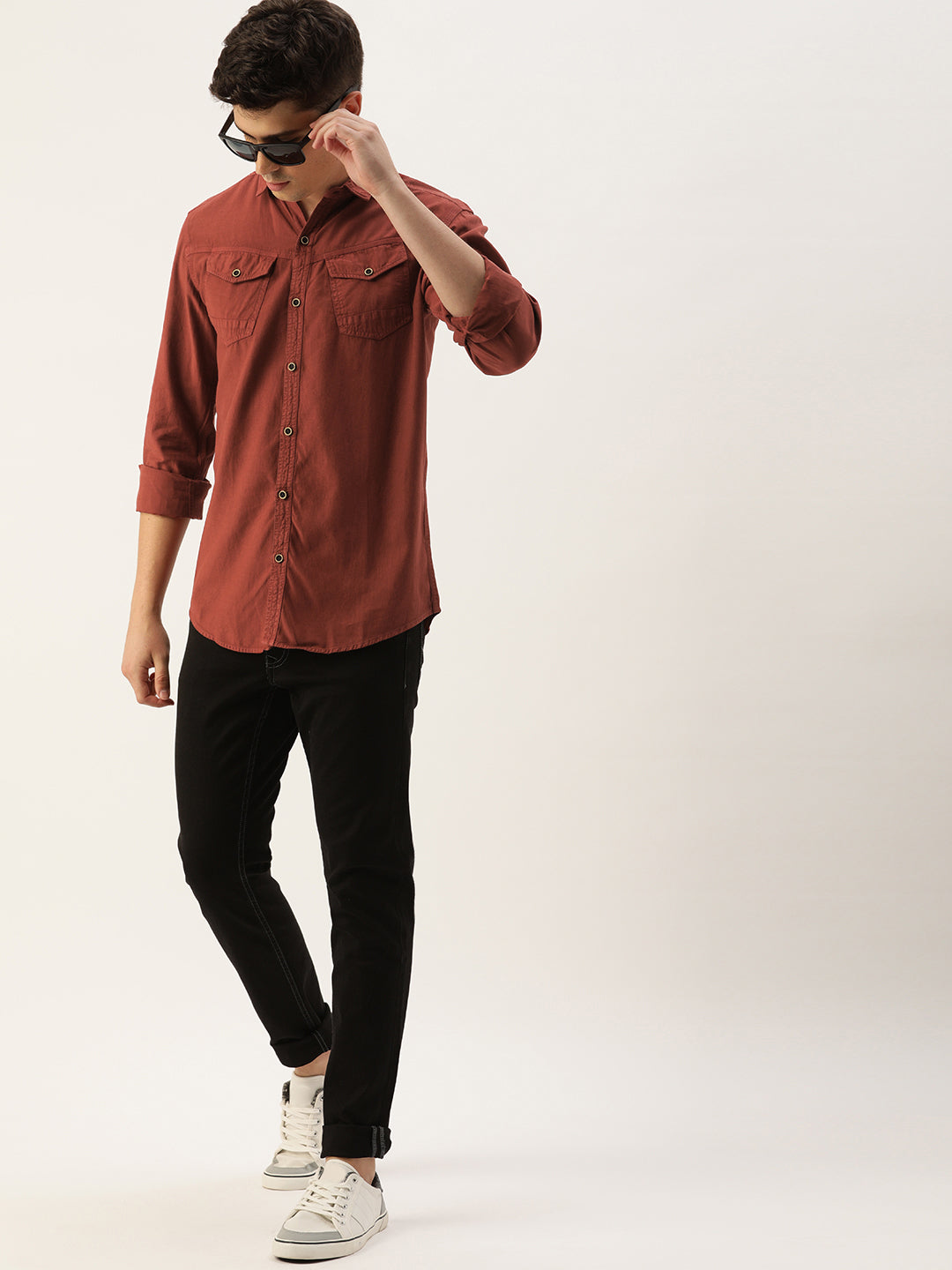 Solid Casual Shirt