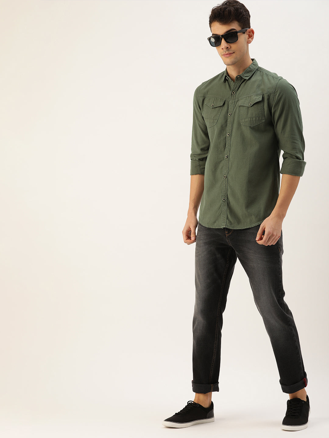 Solid Casual Shirt