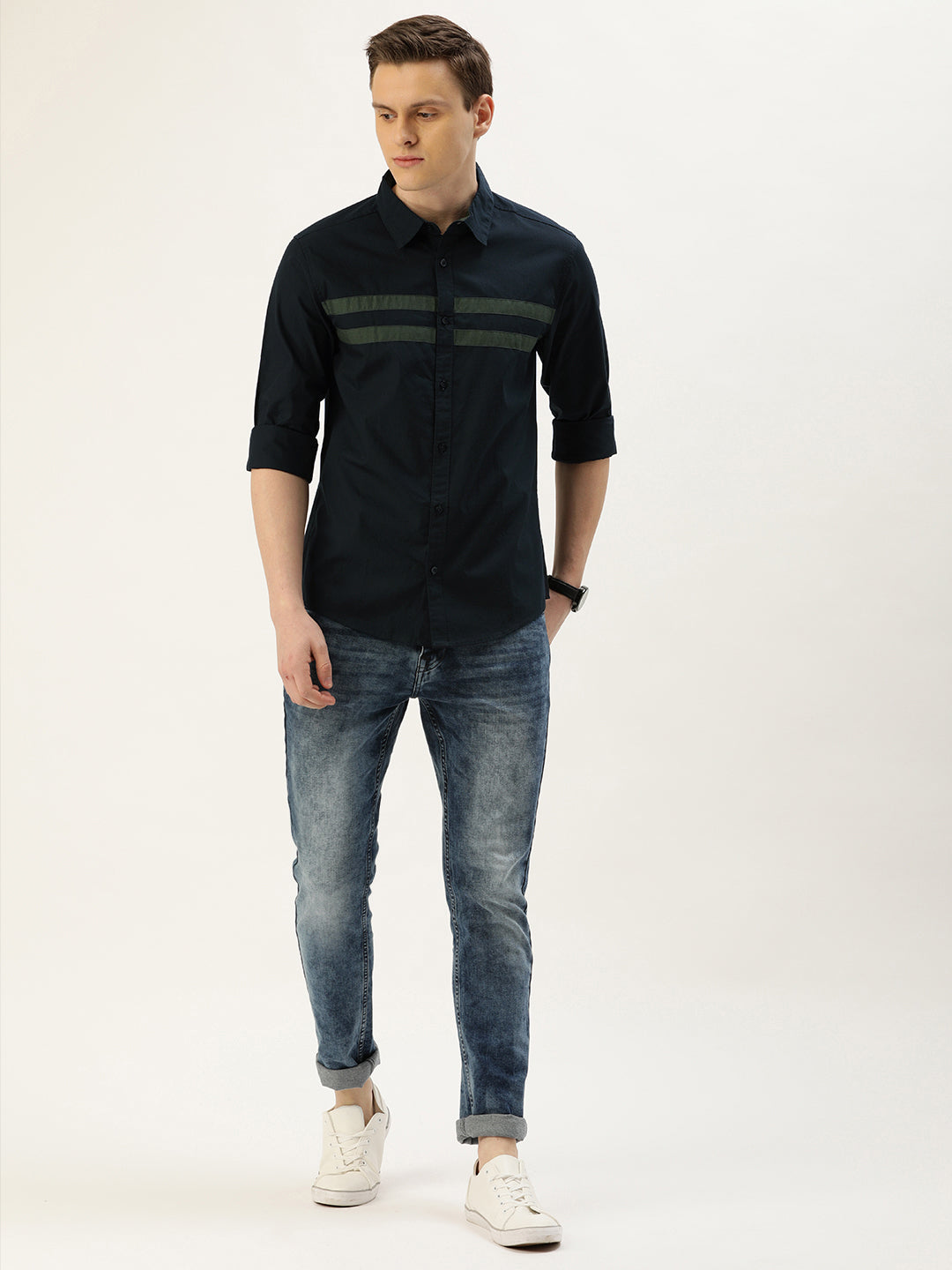 Solid Casual Shirt