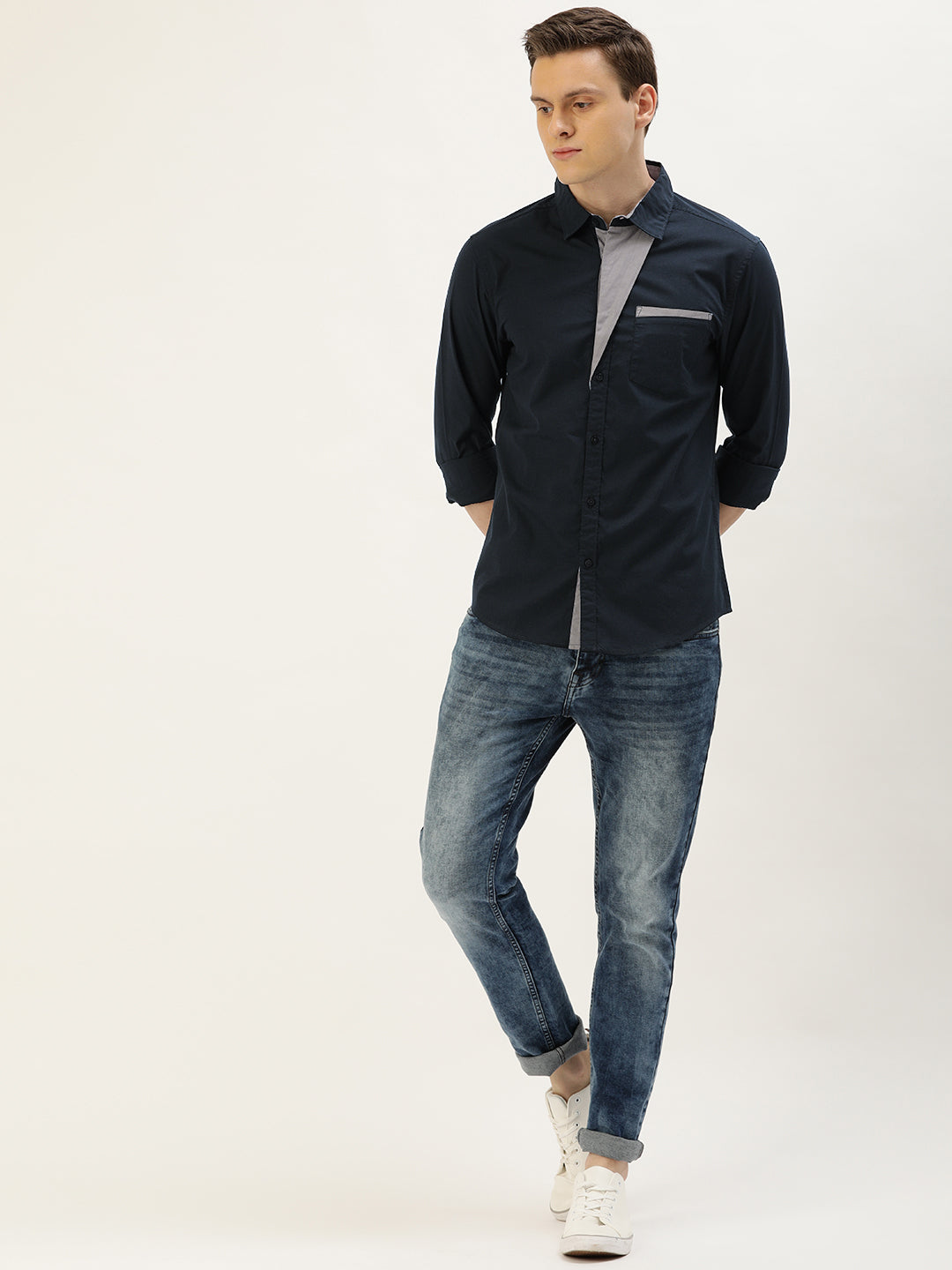 Solid Casual Shirt