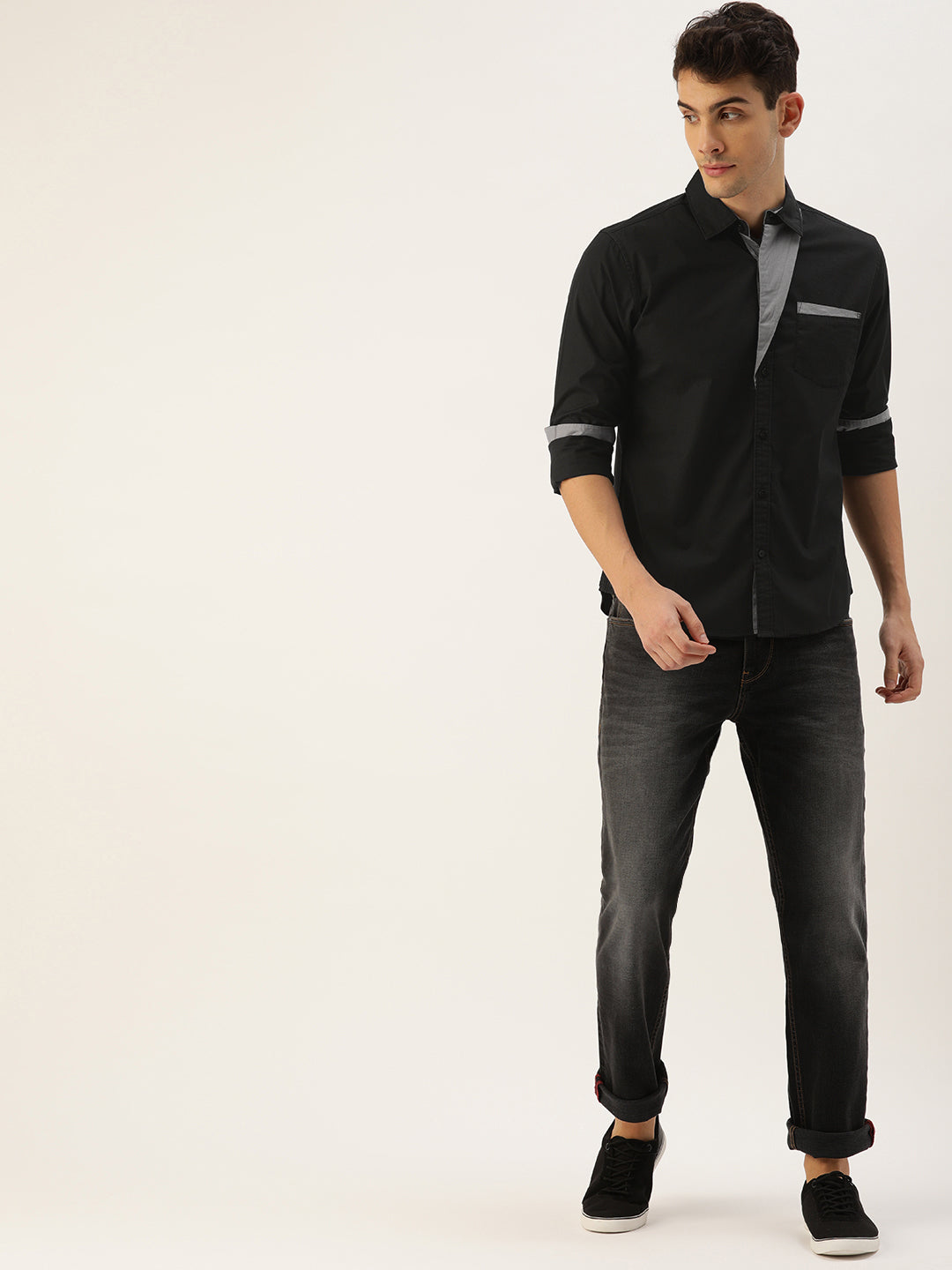 Solid Casual Shirt