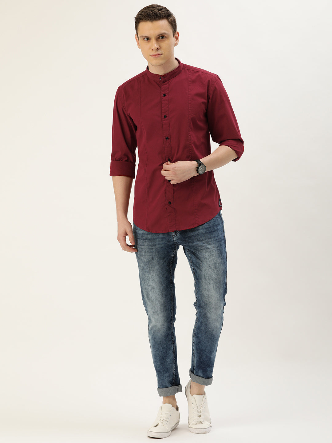 Solid Casual Shirt