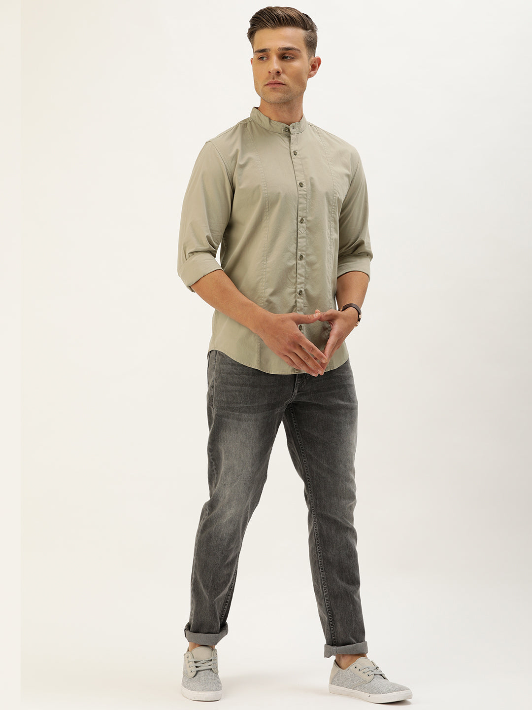 Solid Casual Shirt