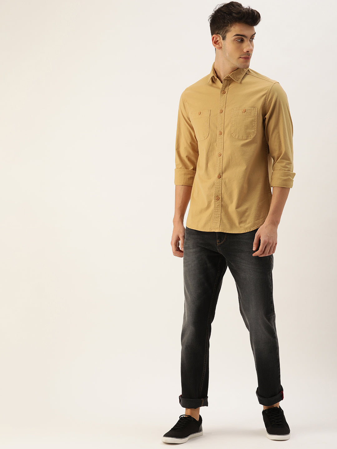 Solid Casual Shirt
