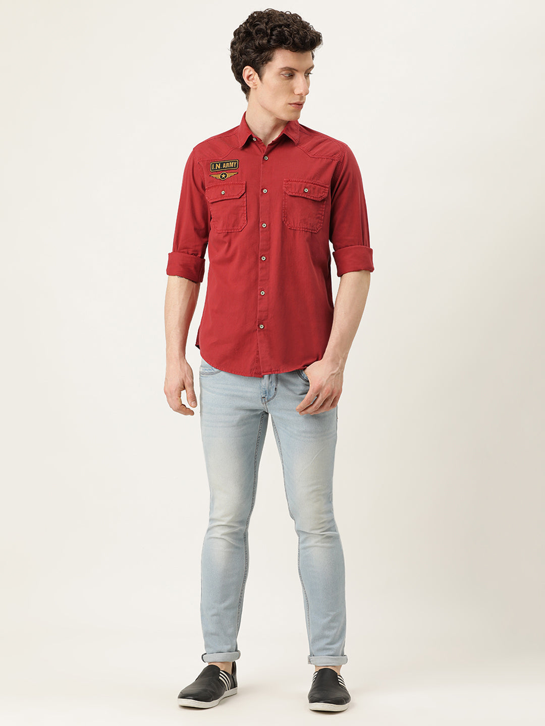 Solid Casual Shirt