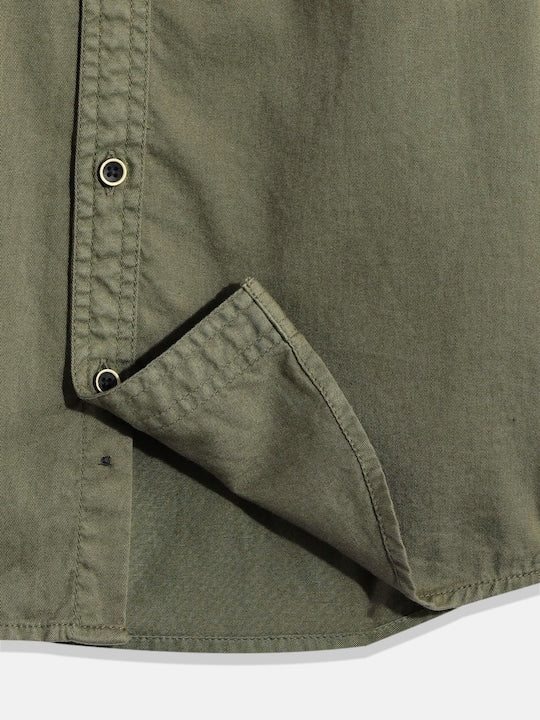 Solid Casual Shirt