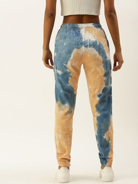 Tie and Dye Cargo Trouser