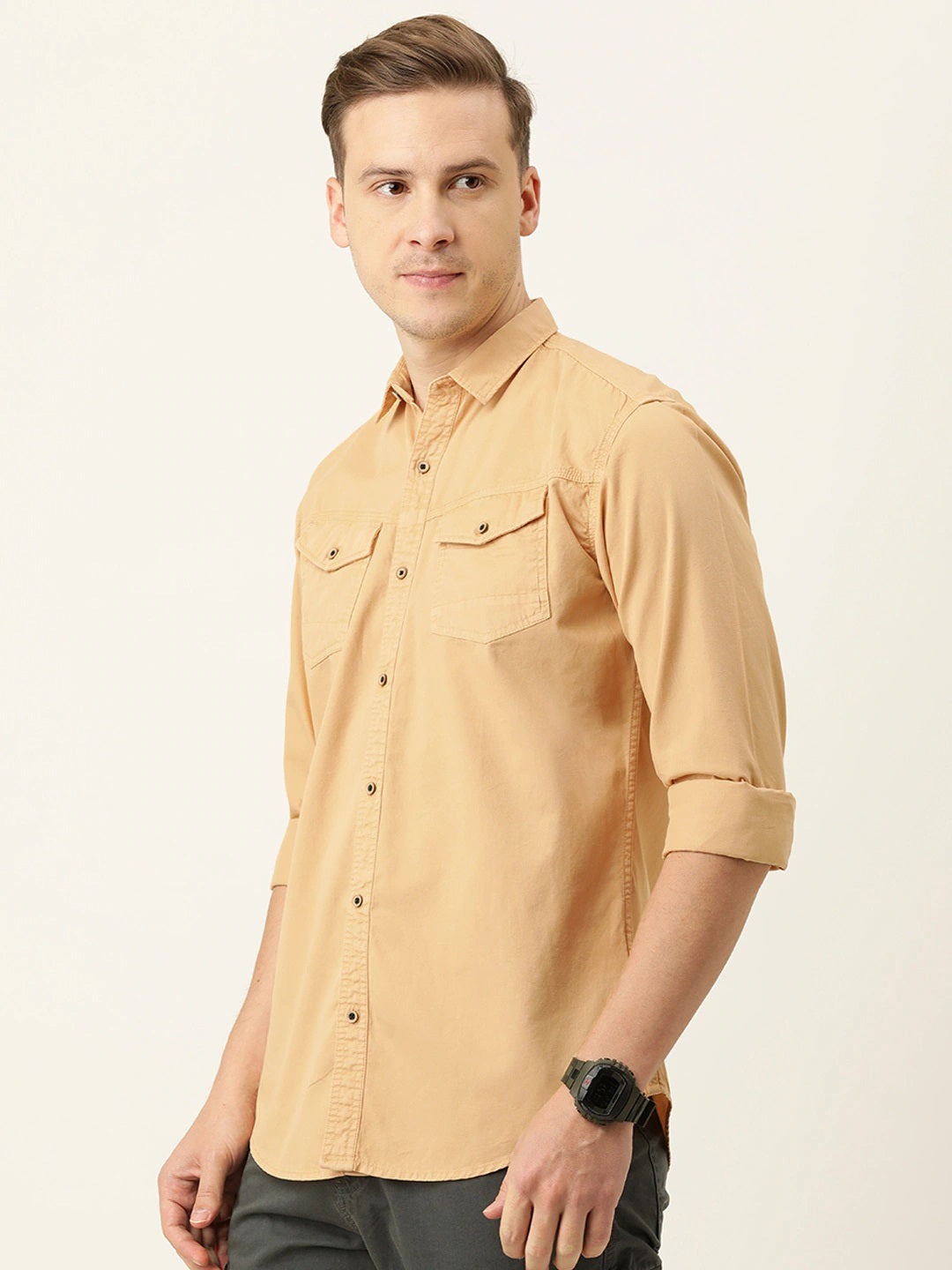 Solid Casual Shirt