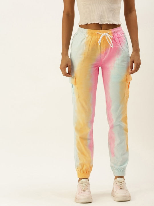 Tie and Dye Cargo Trouser