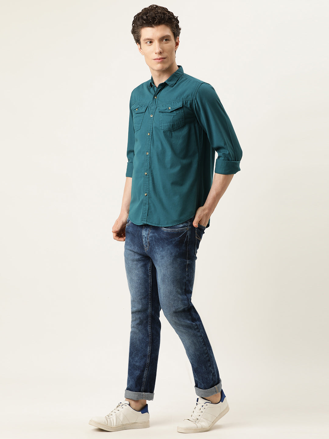 Solid Casual Shirt