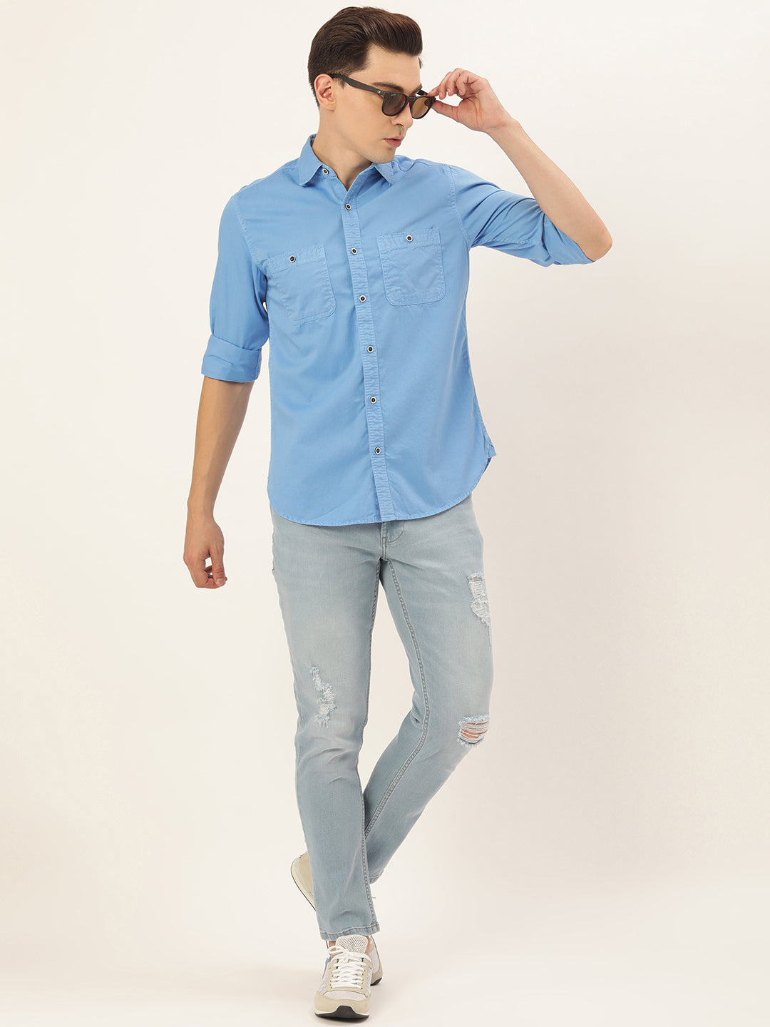 Solid Casual Shirt