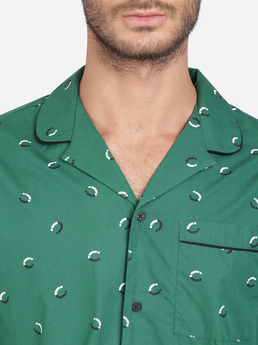 Printed Night Suit Set