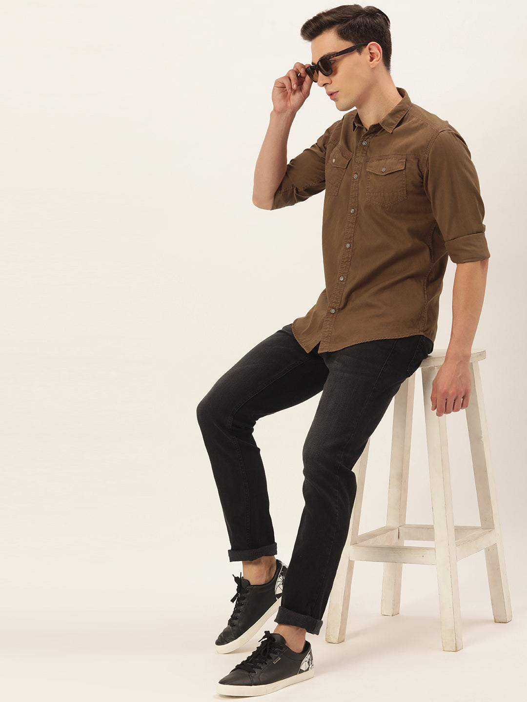 Solid Casual Shirt