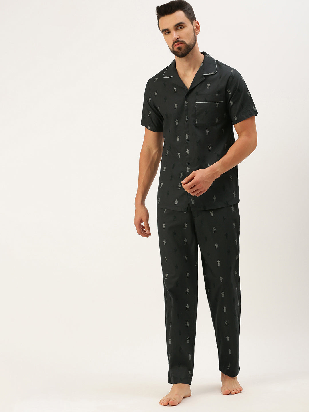 Printed Night Suit