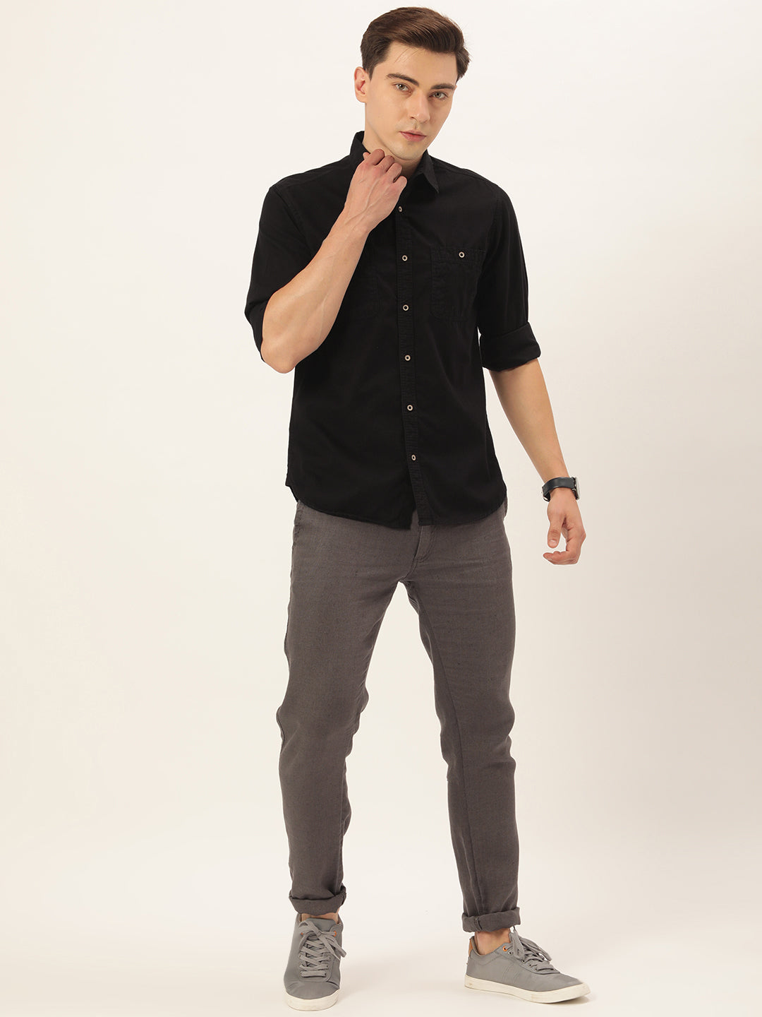 Solid Casual Shirt