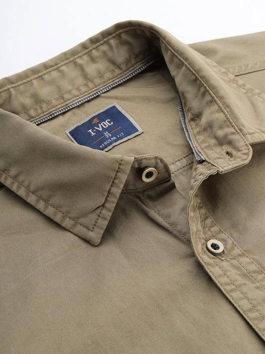 Solid Casual Shirt