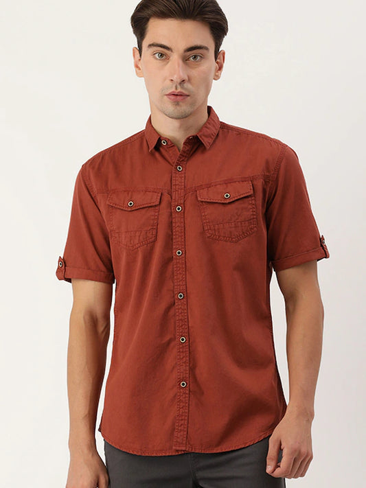 Solid Casual Shirt