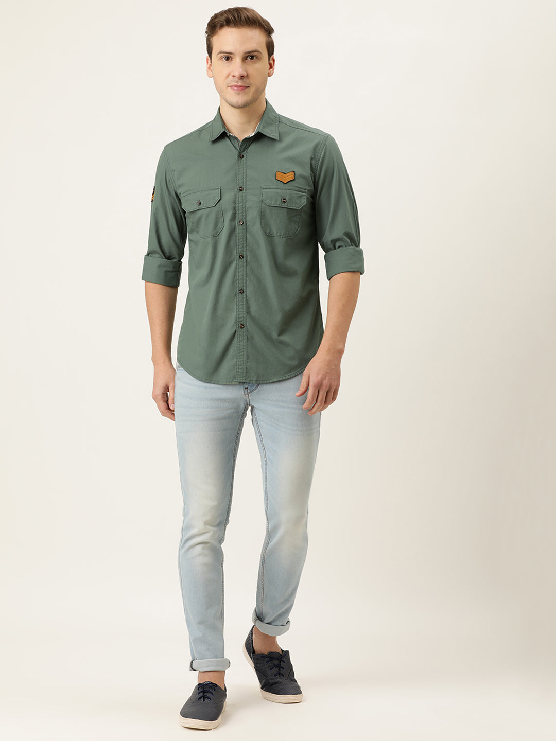 Solid Casual Shirt