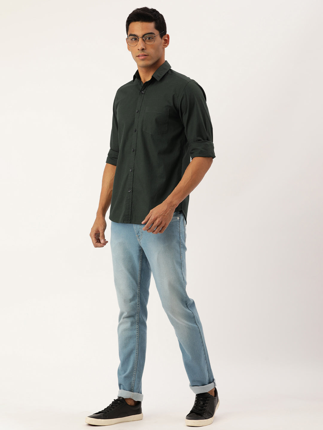 Solid Casual Shirt