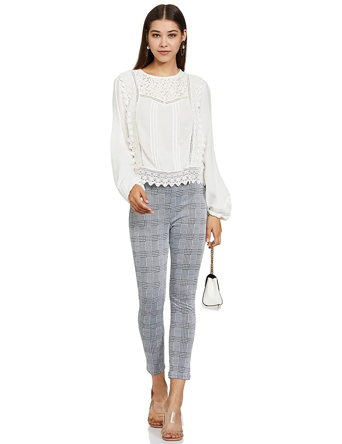 Checked Treggings