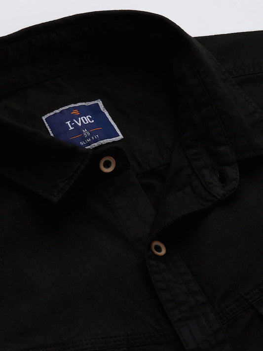 Solid Casual Shirt