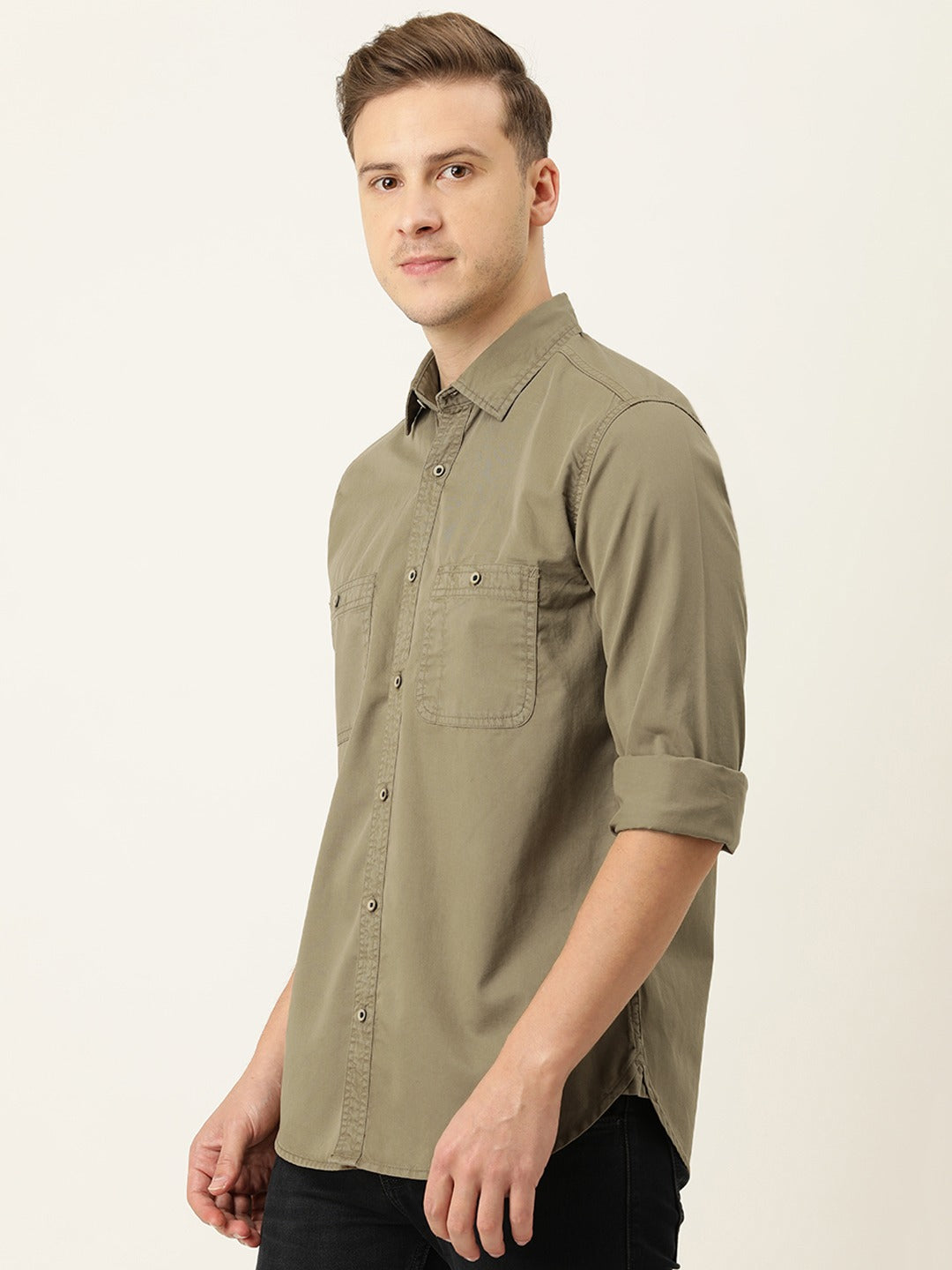 Solid Casual Shirt