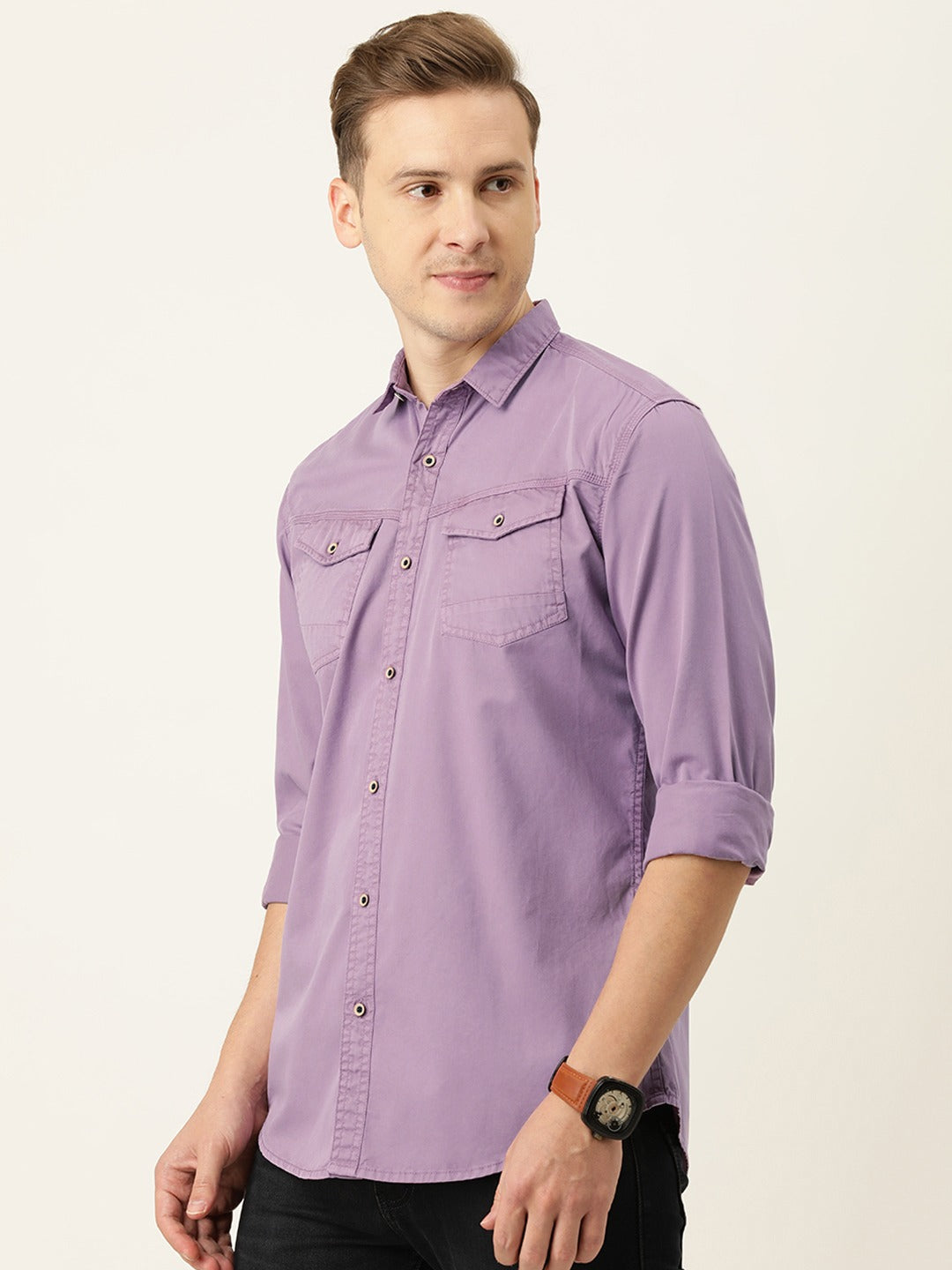 Solid Casual Shirt