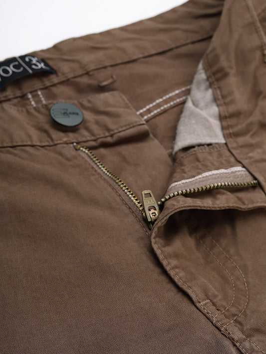 Solid Cargo Shorts