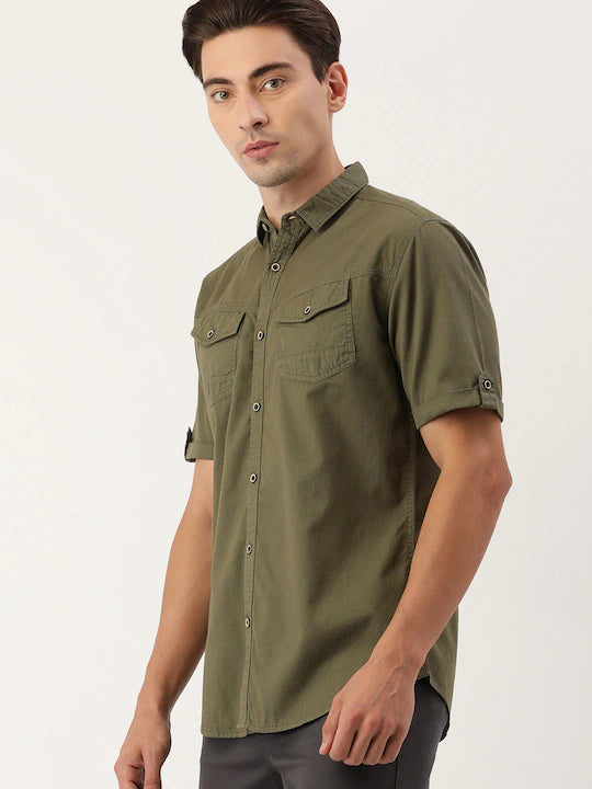 Solid Casual Shirt
