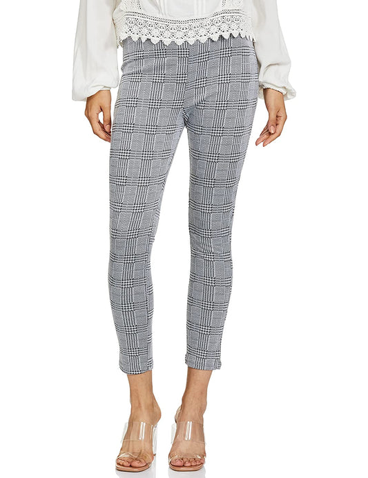 Checked Treggings