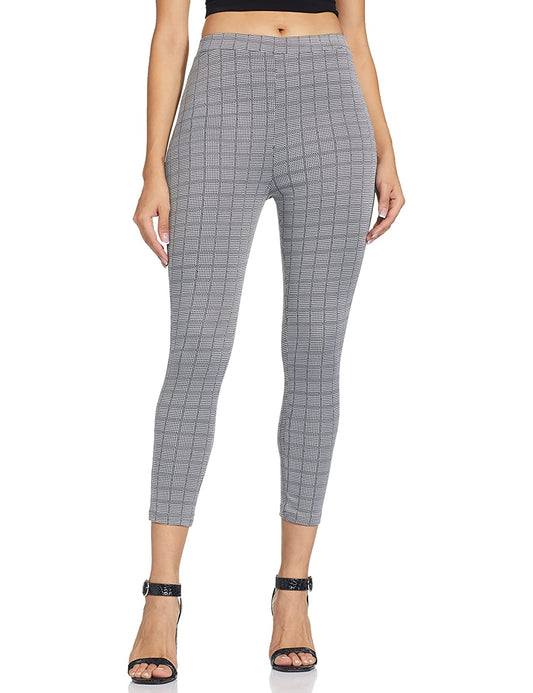 Checked Treggings