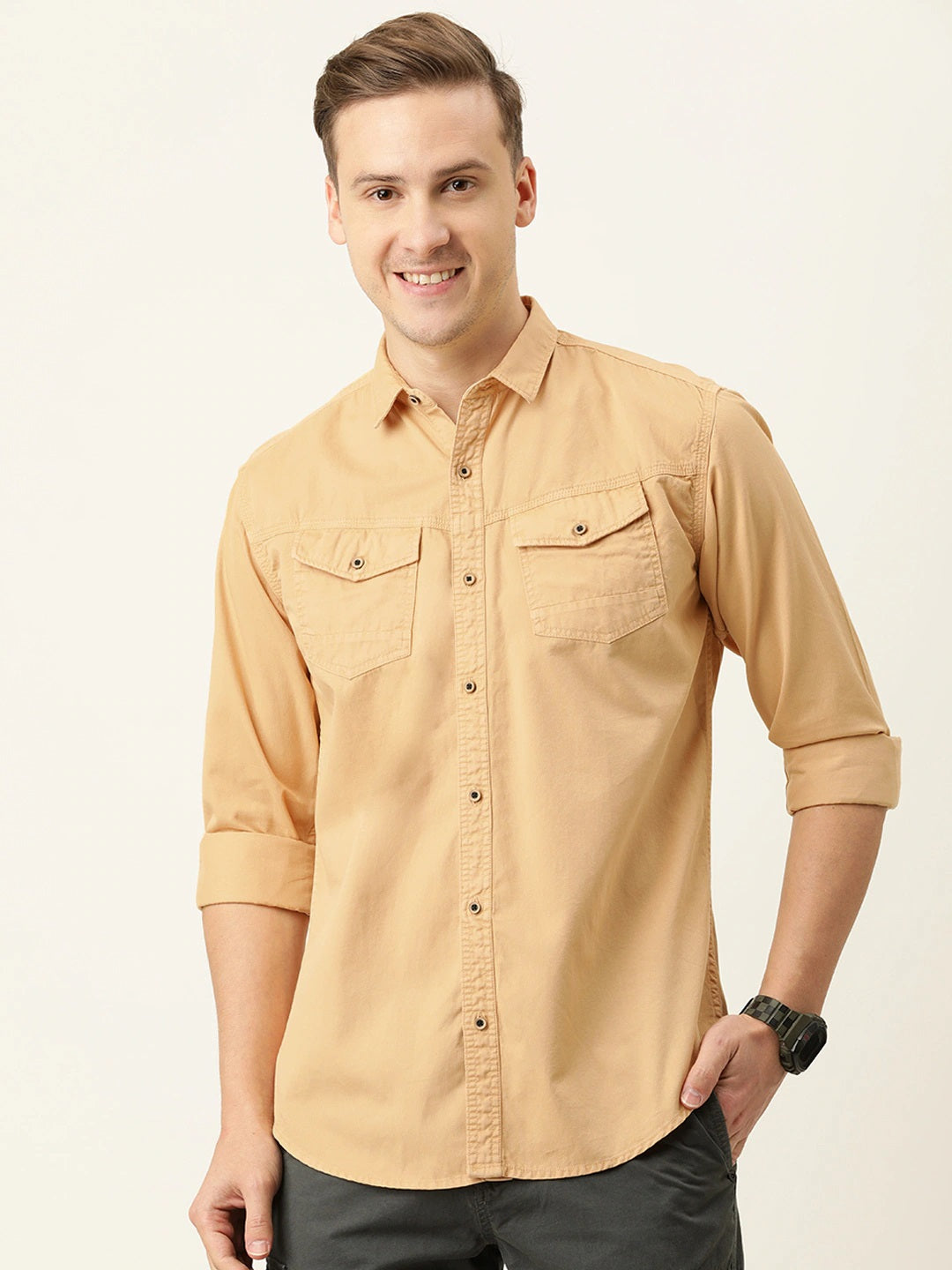 Solid Casual Shirt