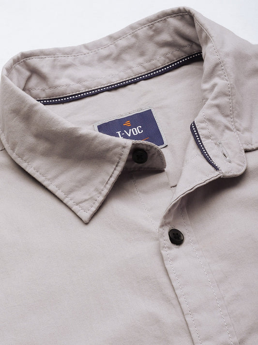 Solid Casual Shirt